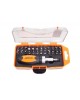 Set biti cu maner surubelnita 38 piese CRV Gadget DIY